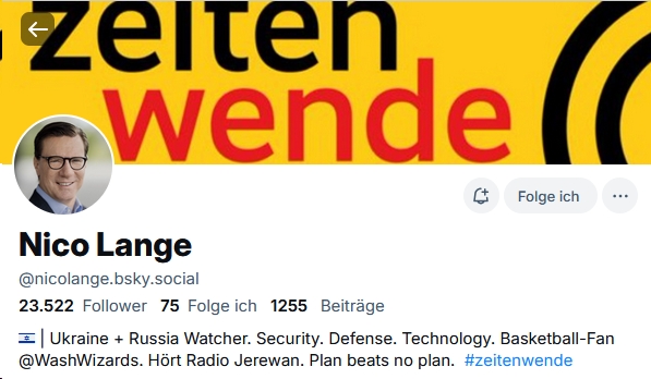 Nico Lange auf BlueskyNico Lange auf Bluesky (@nicolange.bsky.social)