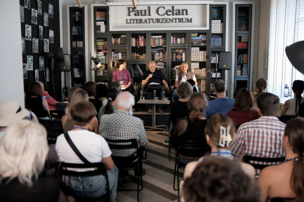 Paul Celan Literaturzentrum Tscherniwzi: Maria Marggraf, Petro Rychlo, Konstantin Kaiser (5. 9. 2026)